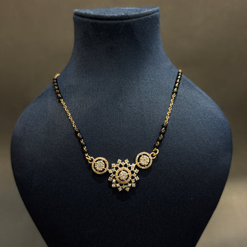 Floral Diamond Mangalsutra