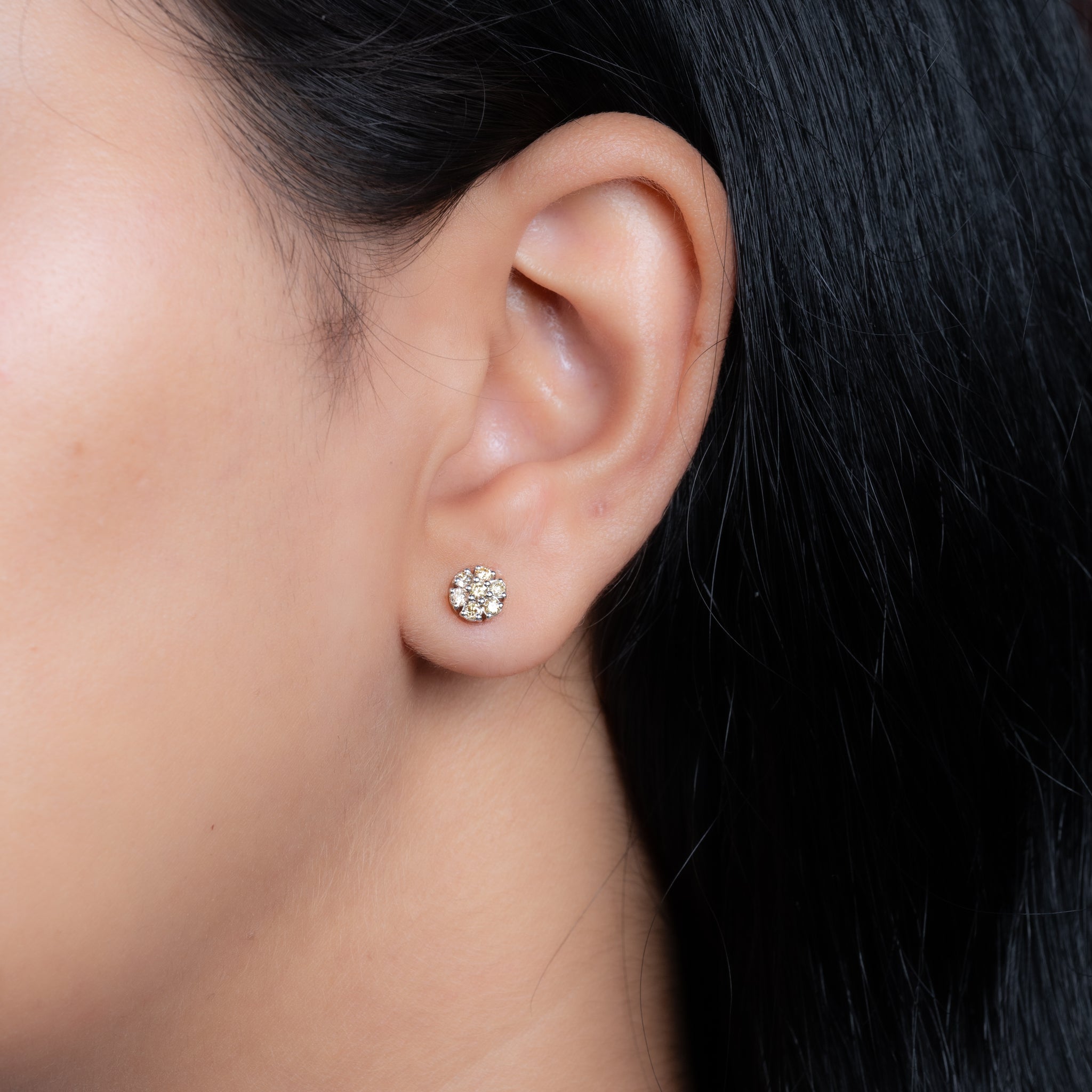 Hamsa Diamond Earrings