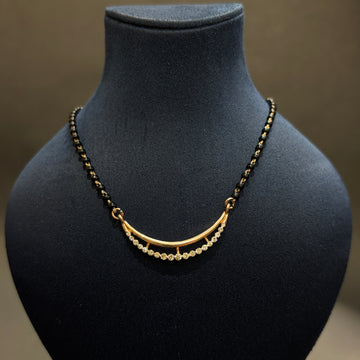 Minimalist Diamond Mangalsutra